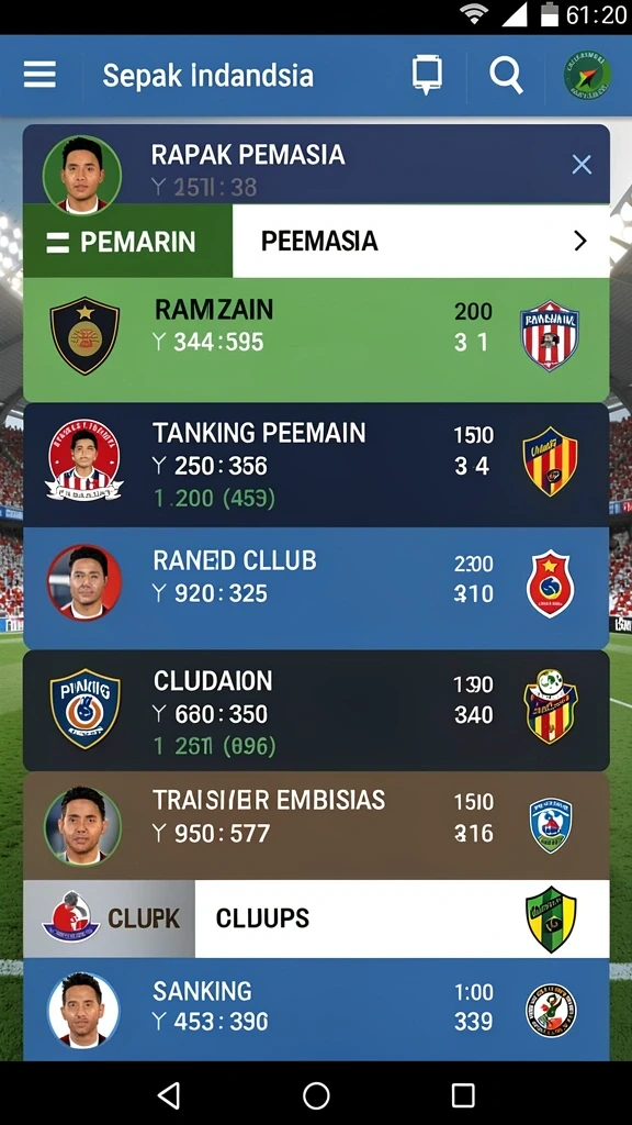 777zx - Tampilan menu utama yang intuitif dan menarik.
