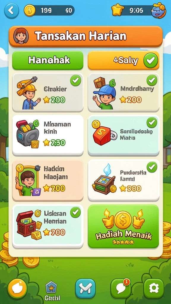 lion4d - Tampilan menu utama LION4D yang menarik.