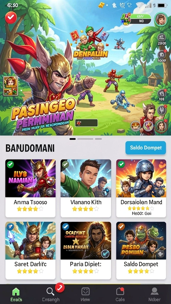 sungaitoto - Tampilan awal aplikasi SUNGAITOTO yang menarik.