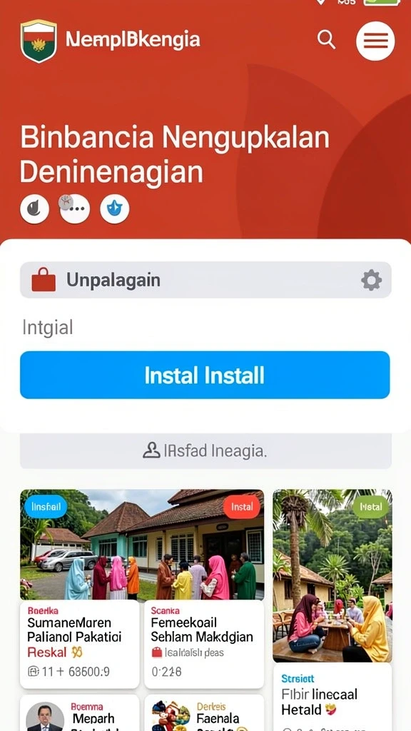 sungaitoto - Menu permainan yang mudah diakses.
