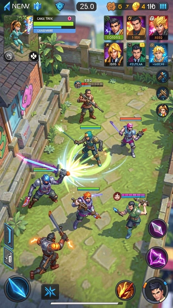 zk9 - Tangkapan layar menunjukkan salah satu level menantang di ZK9.