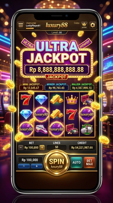 Layar utama luxury88 — antarmuka bersih setelah instalasi